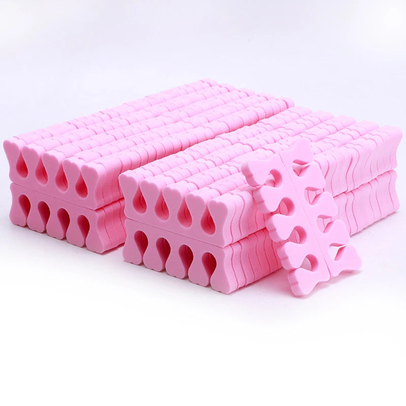 NEW Arrivals 200/400PCS Set Nail Art Toes Separators Soft Sponge Fingers Foot Gel UV Polish Coating Painting Manicure Pedicure Tools Foam Women Cosmetic Accessories Manicure Pedicure Supplies