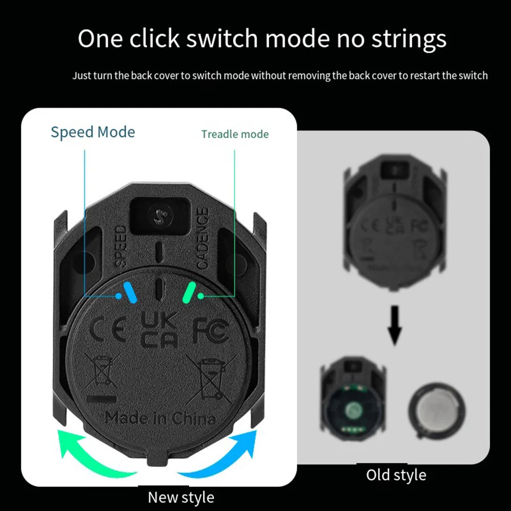 NEW 2PCS Set Bicycle Computer GPS Cycling Pedal Speed Sensor ANT+ Bluetooth Wireless For Road Bike Mountain Bike Riding Accessories Cycling Supplies