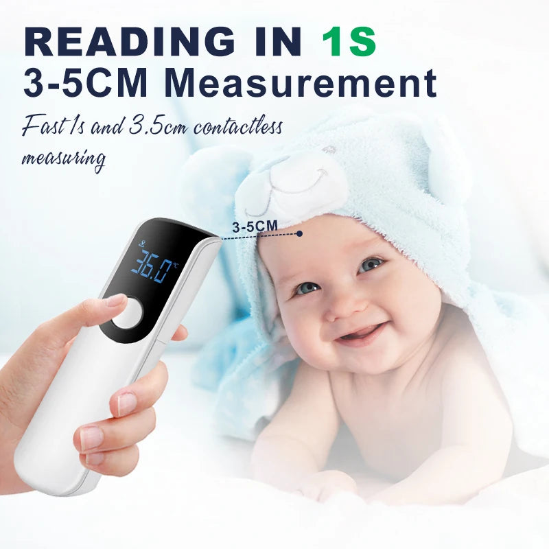 Forehead Digital Thermometer Non Contact Infrared Medical Thermometer Body Temperature Fever Measure Tool for Baby Adults