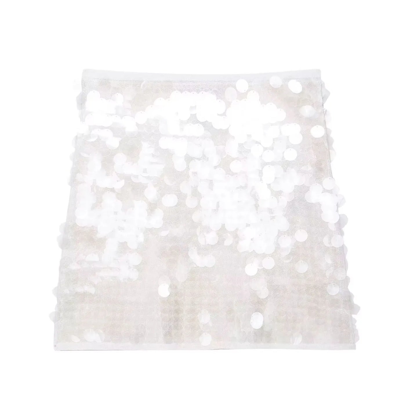 UK Size 13 Colors Women Summer Fashion Party Style Sequin Mini Slim Skirt Female Sexy Elegant Banquet Zipper High Waist Short A-Line Skirt