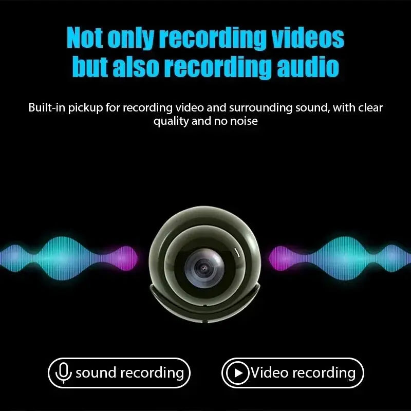 NEW Arrivals X5 Mini Camera Video & Audio Recording 1080P Clear Night Vision Lightweight Portable Premium Cams Motion Detection Wireless Surveillance Camera Home Security Supplies