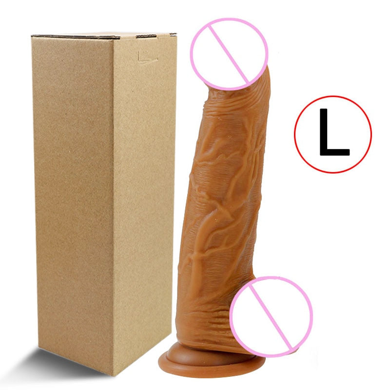 Skin Feeling Realistic Dildo for Women Soft Huge Penis with Suction Cup Female Masturbate Lesbain Anal Sex Toys for Adults 18+