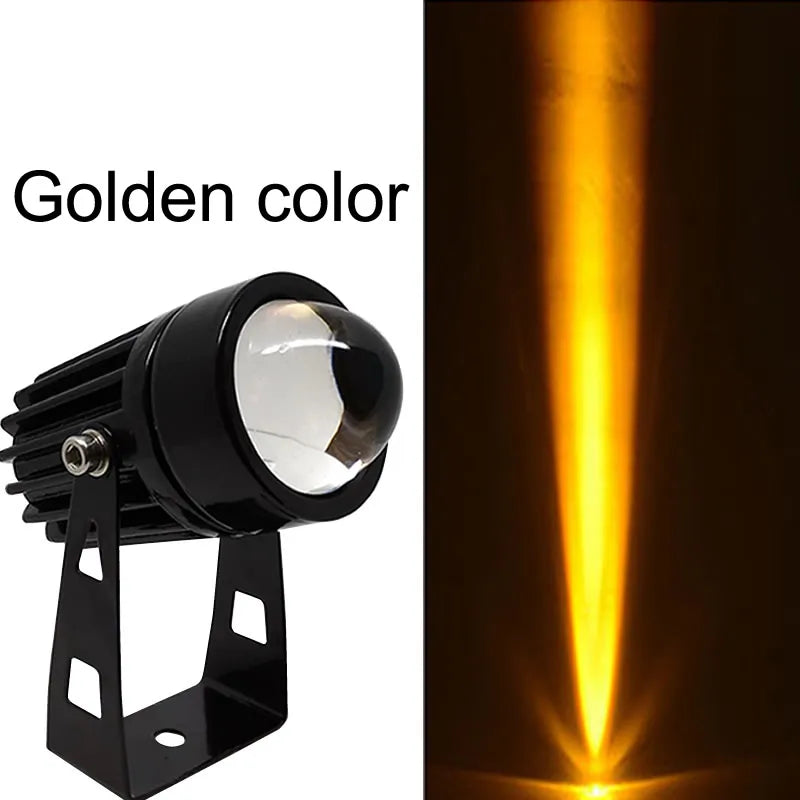 NEW Outdoor LED Wall Spotlight 12W Home Landscape Lighting 110V 220V Red Green Blue RGB Remote Lights Waterproof One Beam Home Outdoor Decoration Supplies