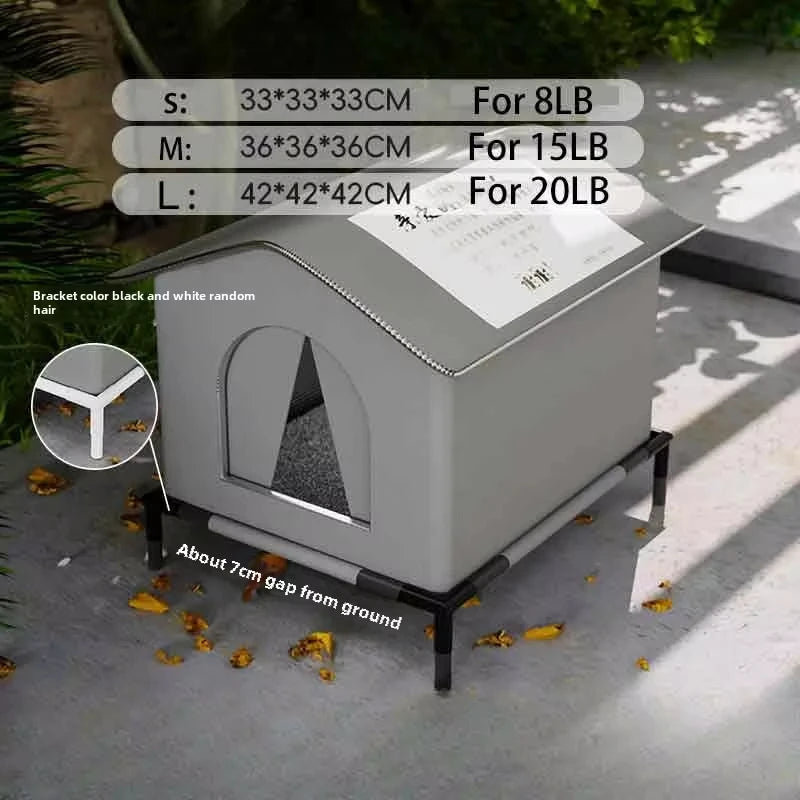 NEW Arrivals Cat House Waterproof Outdoor Winter Warm Pet Cave Sleeping Beds Shelter Tent Foldable Small Dog Puppy Supplies Universal Four Seasons Pets Accessories