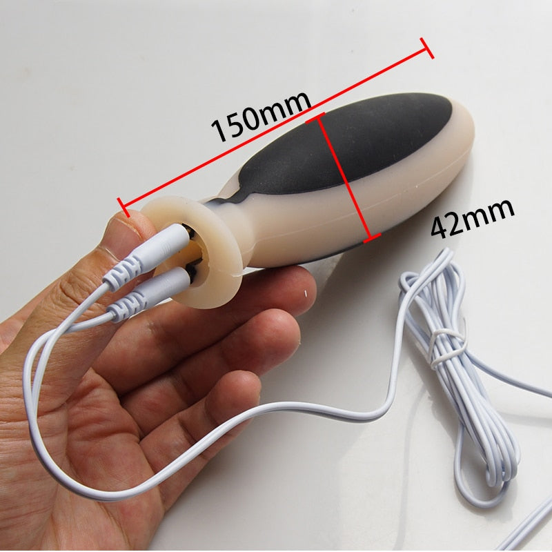Electro Shock Anal Butt Plug,BDSM Toys,Electric Sex Cock Ring,Electrostimulation Electrostimulator,E stim Estim Stimulation