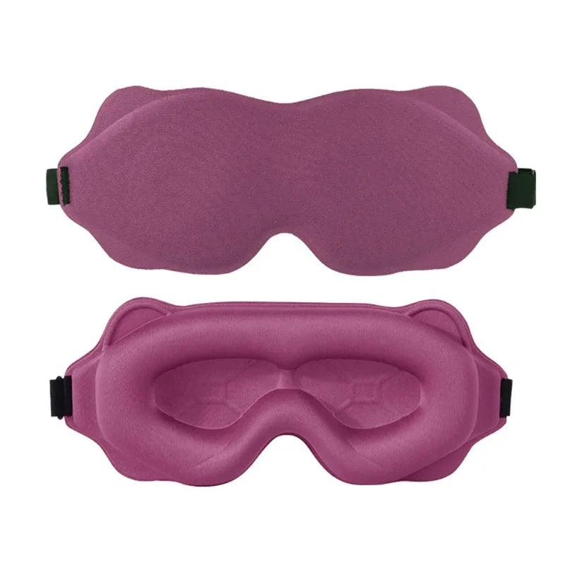 NEW Arrivals 5 Colors 3D Sleeping Mask Block Out Light Soft Padded Sleep Mask For Eyes Slaapmasker Eye Shade Blindfold Sleeping Aid Face Mask Eyepatch