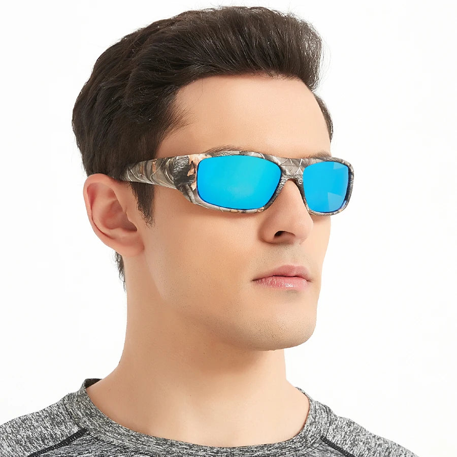 NEW Arrivals 3PCS Set Fashion Vintage Fishing Cycling Sports Sunglasses Men Women Running Mountaineering Sport Man Sun Glasses UV400 Eyewear