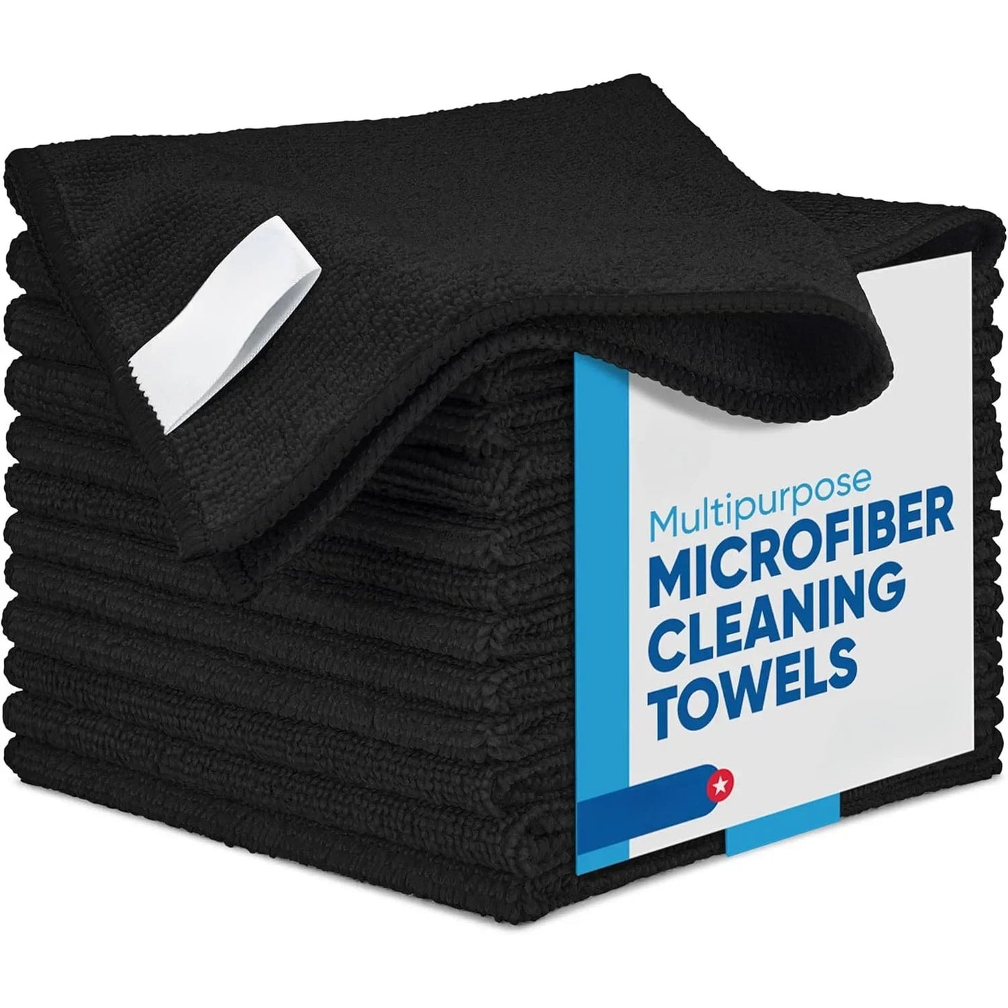 NEW 12PCS Set 25x25Cm Thicken Microfiber Cleaning Cloths Lint Free Microfiber Cleaning Towel Cloths Reusable Cleaning Towels Absorbent for Car Window Home Cleaning Supplies