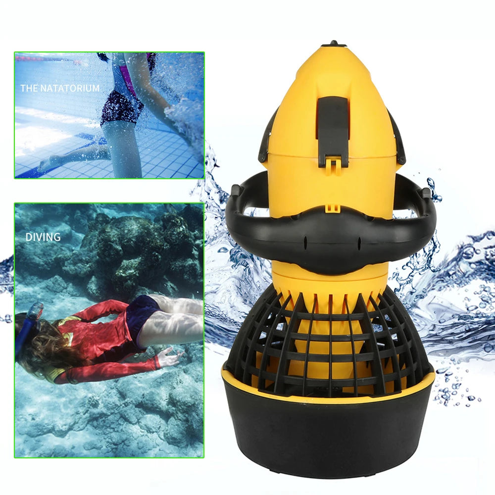 500W Electric Underwater Scooter Electric Underwater Bike Diving Scuba Scooter for Ocean and Pool Waterproof Outdoor Sports