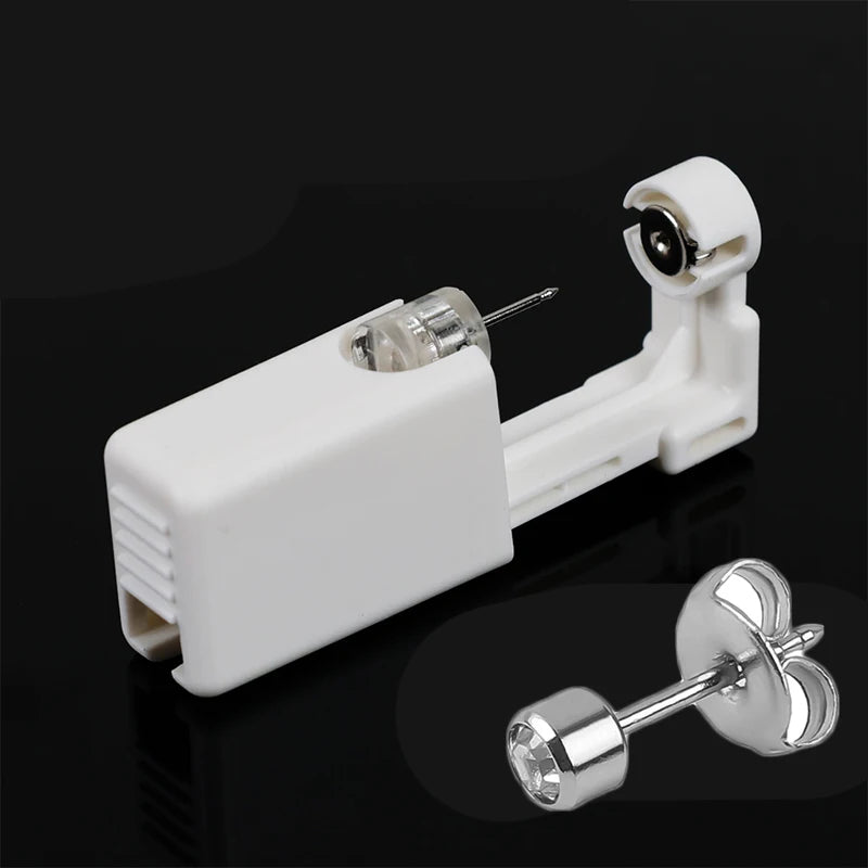 NEW Arrivals 4PCS Set Disposable Safe Painless Ear Piercing Healthy Sterile Puncture Tool Without Inflammation for Earring Ear Piercing Gun Set