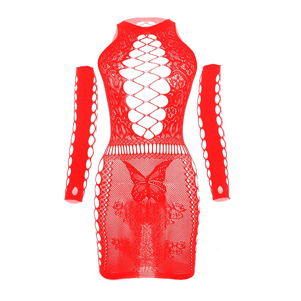 Gentleman Party Wear Erotic Club Dress with Glove Fishnet Lingerie Porno Costumes Sexy Underwear Fetish Gay Sissy Men Clothes