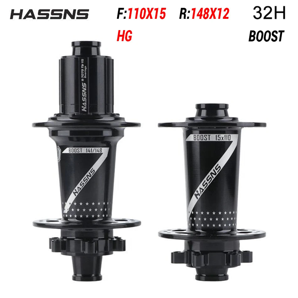 NEW Arrivals PRO7 Bicycle Hub 24/32Holes J-Bend Spokes THRU Axle 12X142 HG/XD/MS 4Pcs Set Sealed Bearing for SHIMANO Mountain Bike Road Racing Bikes Freehub Bicycle Accessories