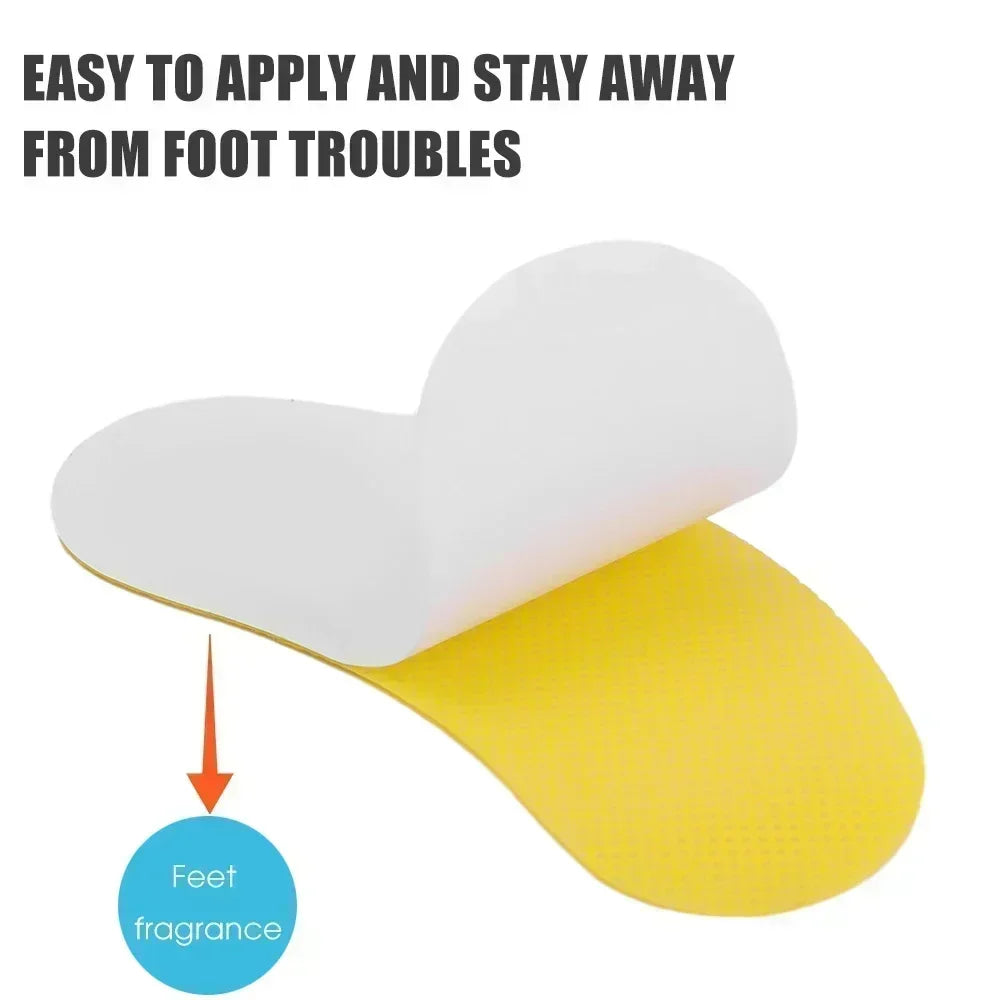 NEW Arrivals 120PCS Set Korean White Tea/Lemon/Peach Juice Shoes Sports Sneakers Deodorant Sweat-Absorbing Sticker Deodorant Foot Odor Deodorant Sneaker Smell Fresh Insole Sterilization Sticker Shoes Accessories