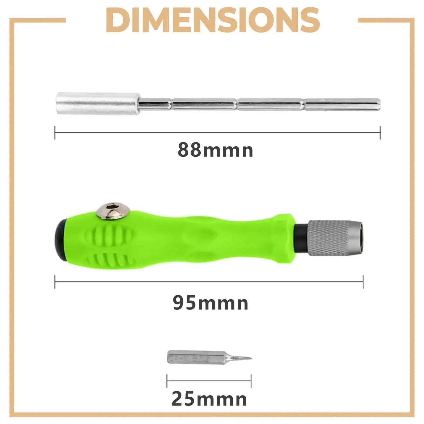 NEW Arrivals 32-in-1Set Precision Screwdriver Set Magnetic Phillips Bits Multifunctional Hand Repair Tool Kit for Phone Watch Glasses PC Laptop Tablets Repair Accessories Electronics Supplies