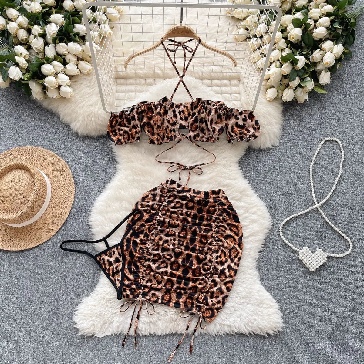 Women's Hollow Combination Bodysuit Slim Fit Erotic Mesh Lace Jumpsuit Bodysuit Sexy Fashion Pajamas