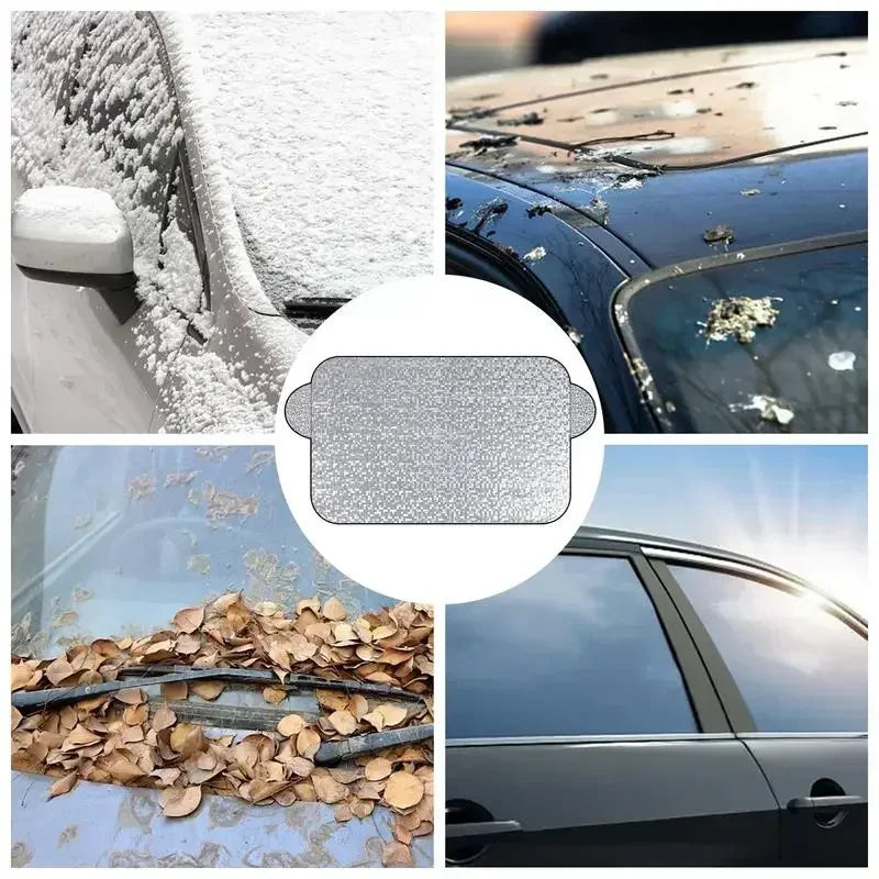 NEW Arrivals 3 Sizes Car Snow Shield Front Windshield Frost Magnetic Shield Winter Window Frost Shield Winter Snow Shield Snow Blanket Cars Accessories