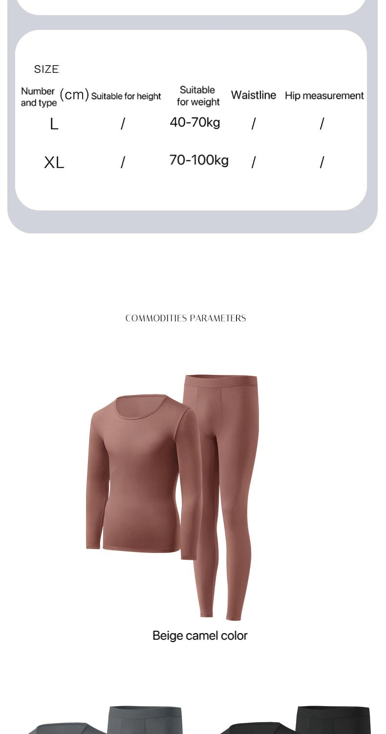 NEW Arrivals 1pcs Men's Ultrathin Thermal Underwear High Elasticity Plus Size Constant Temperature Seamless Long Sleeve Bottoming Tops
