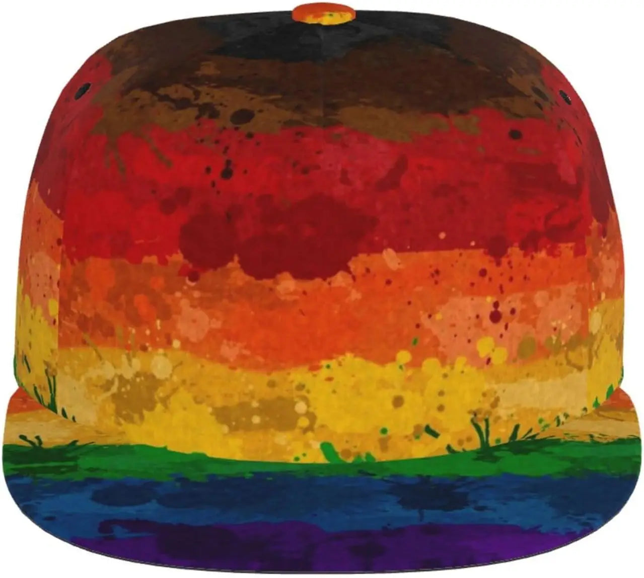 Gay Pride 5 Patterns Rainbow Baseball Cap Snapback Hats Adjustable Cap Excavator Hat Trucker Hat for Travel Picnic Outdoors LGBT Pride Parade