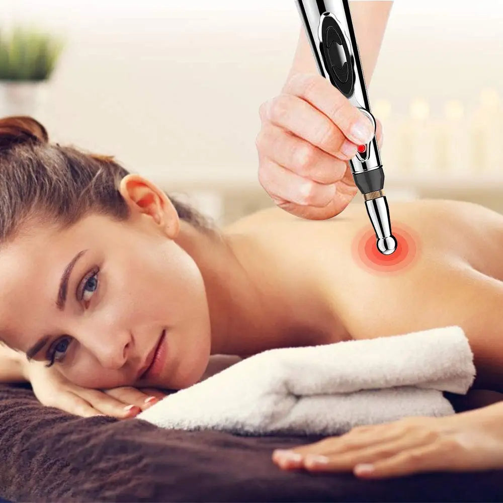 NEW Arrivals Acupuncture Electric Pen Meridian Energy Pulse Massage Pen, Multi-Function Massage Pen Tools for Massage Energy Therapy Pain Relief Health Care Supplies