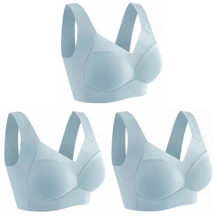 NEW Arrivals L(50KG) -6XL(110KG) Top Quality Ice Silk Seamless Sport Bra Gather Prevent Sagging Underwear No Steel Ring Comfortable Large Size Bra Sexy Vest Bralette Chubby Ladies Underwear