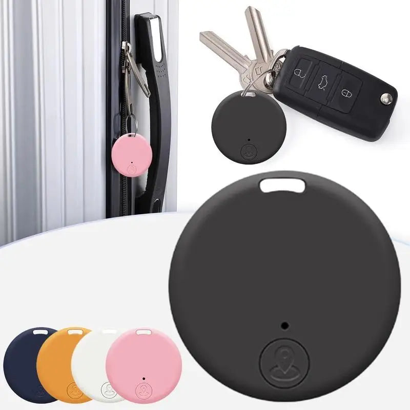 Dogs Cats Pets Mini GPS Locator Anti-Lost Alarm Wallet Keychain Smart Tag Bluetooth-Compatible Tracer Keychain Tracker Key Finder
