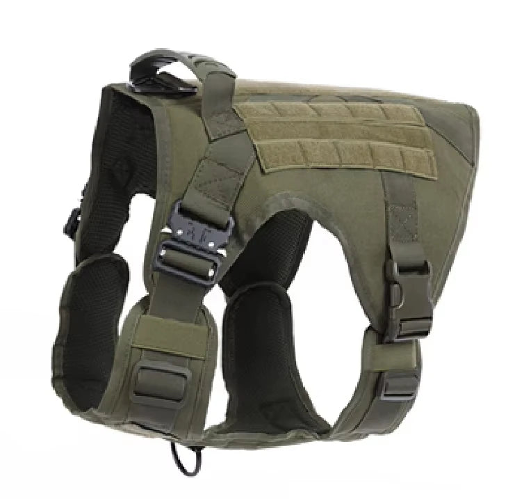 NEW Arrivals Tactical Dog Harness Adjustable Pet Chest Strap Working Training Easy Control Pet Vest-Type Service Traction Pets Supplies