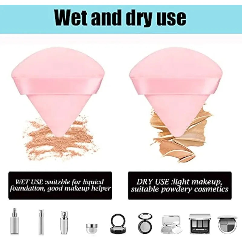 218pcs Disposable Makeup Tool Kit ,Professional Makeup Tools Set,Triangle soft Powder Puff / Brow brush/Mascara brush