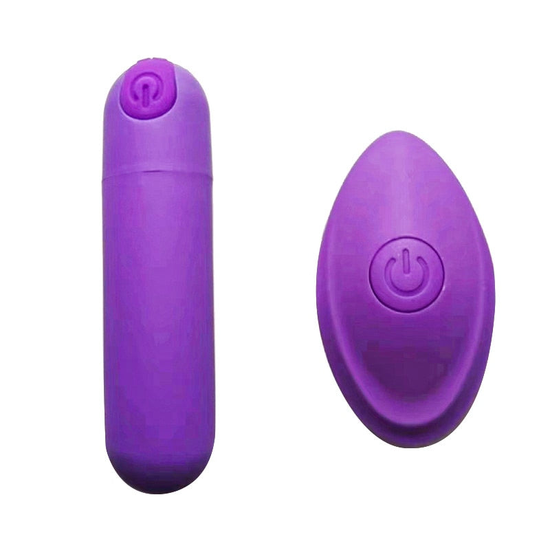 Vibrating Remote Control Powerful Mini Bullet 10 Modes for Women Clitoris Stimulator Dildo Adult Sex Toy Anal Massage Vibrator