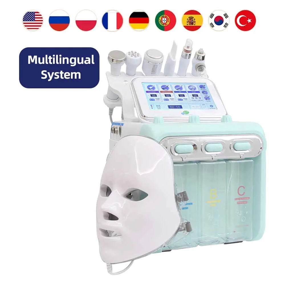NEW Arrivals Hydrogen Oxygen Small Bubble Machine Microdermabrasion Aqua Peel Beauty Facial Device Deep Facial Cleaning Rejuvenation Ladies Beauty Salon SPA Accessories Skin Care Products