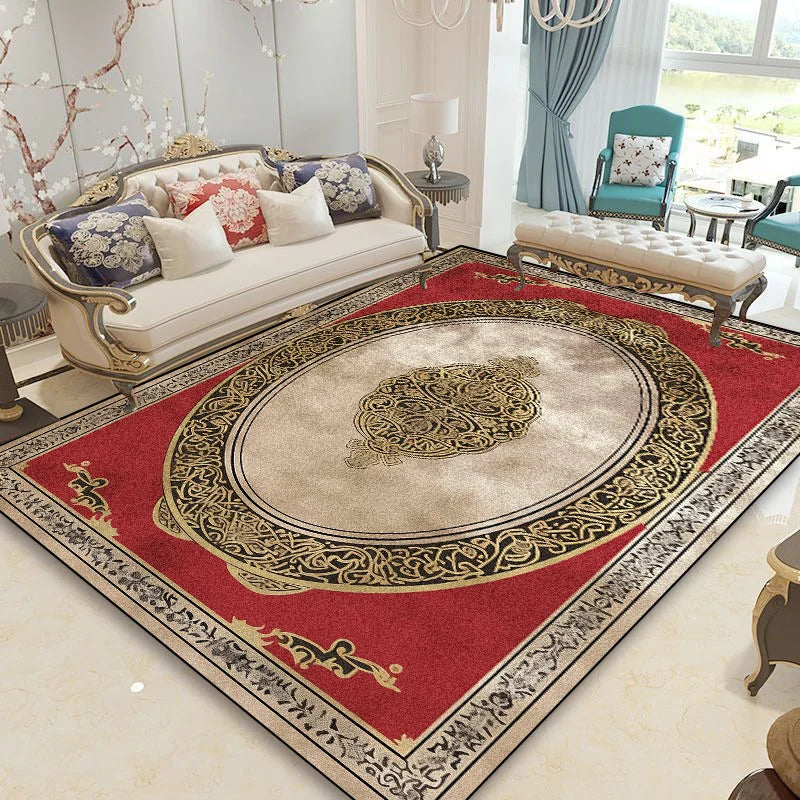 NEW Arrivals 13 Patterns 2Mx4M Luxury Retro Persian Carpet Living Room Large Area Decoration Sofa Area European Style Rugs for Bedroom Cloakroom Non-Slip Floor Carpets