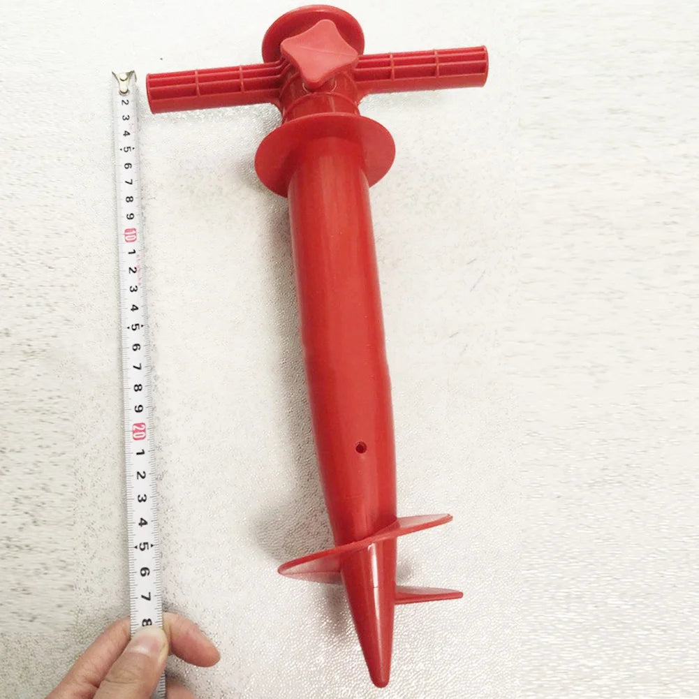 NEW Arrivals 1PC Random Color Umbrella Base Adjustable Plastic Sun Beach Patio Sand Ground Fixing Tools Anchor Stand Spike Auger Keep Holder Outdoor Camping Beach Garden Accessories