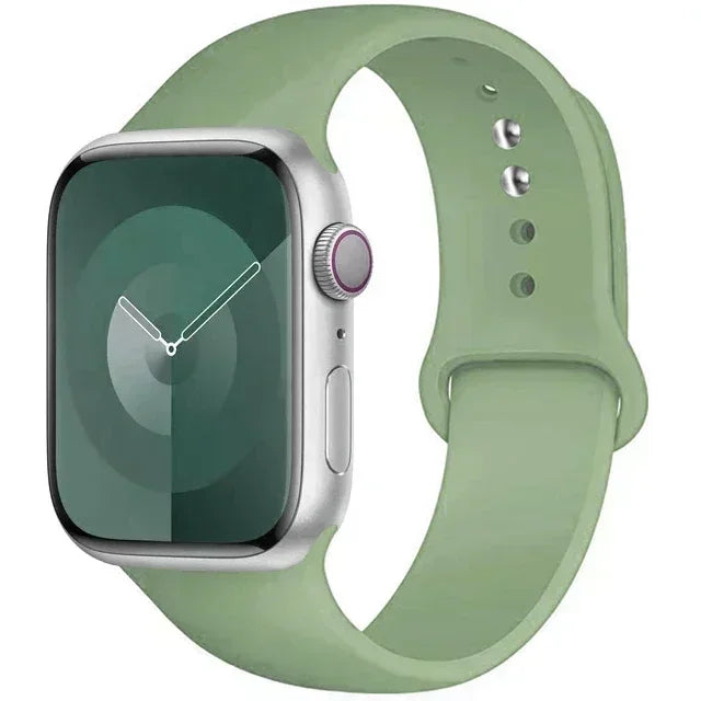 Original Silicone Strap For Apple Watch Band 44mm 38-40 42-46 41-45 46MM 49 mm Bracelet Watch Serie Accessories 10 9 7 4 5 6 8 SE Ultra 2 3 Electronics Supplies