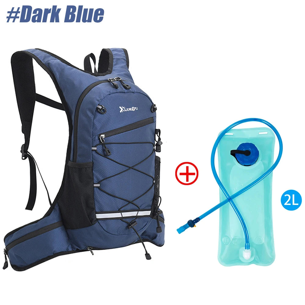 NEW Arrivals 3PCS Set Women Men Outdoor Travel Trail Running Hiking Climbing Camping Cycling Ultralight Backpack Hydration Jogging Vest Breathable Marathon Bicycle Bag Water Bottle 500ML