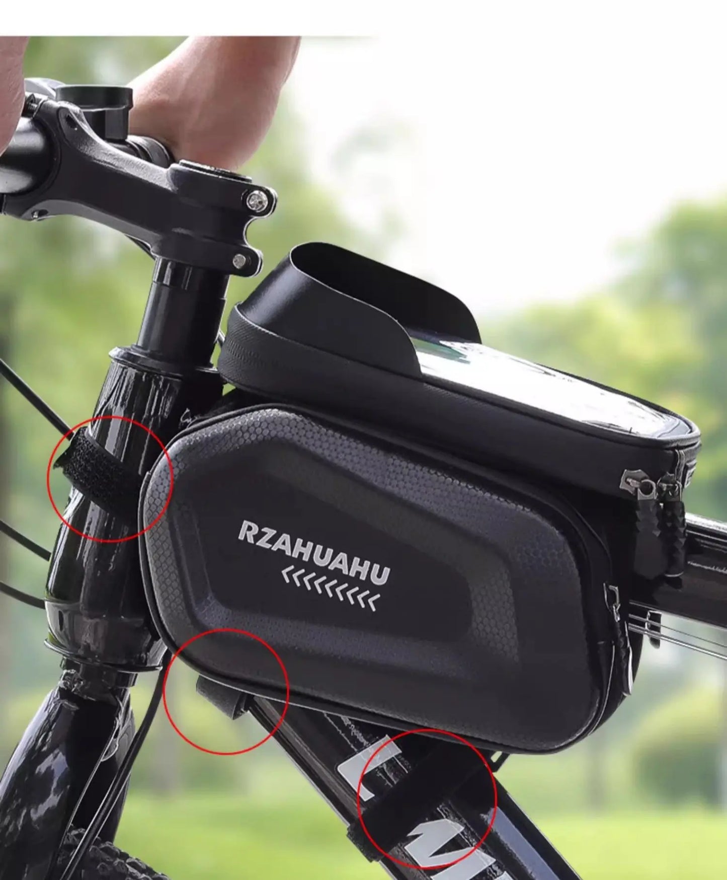 NEW Arrivals Bicycle Bag Waterproof Touch Screen Cycling Bag Top Frame Tube Bag MTB Road Bike Bag Phone Case Bike Accessories