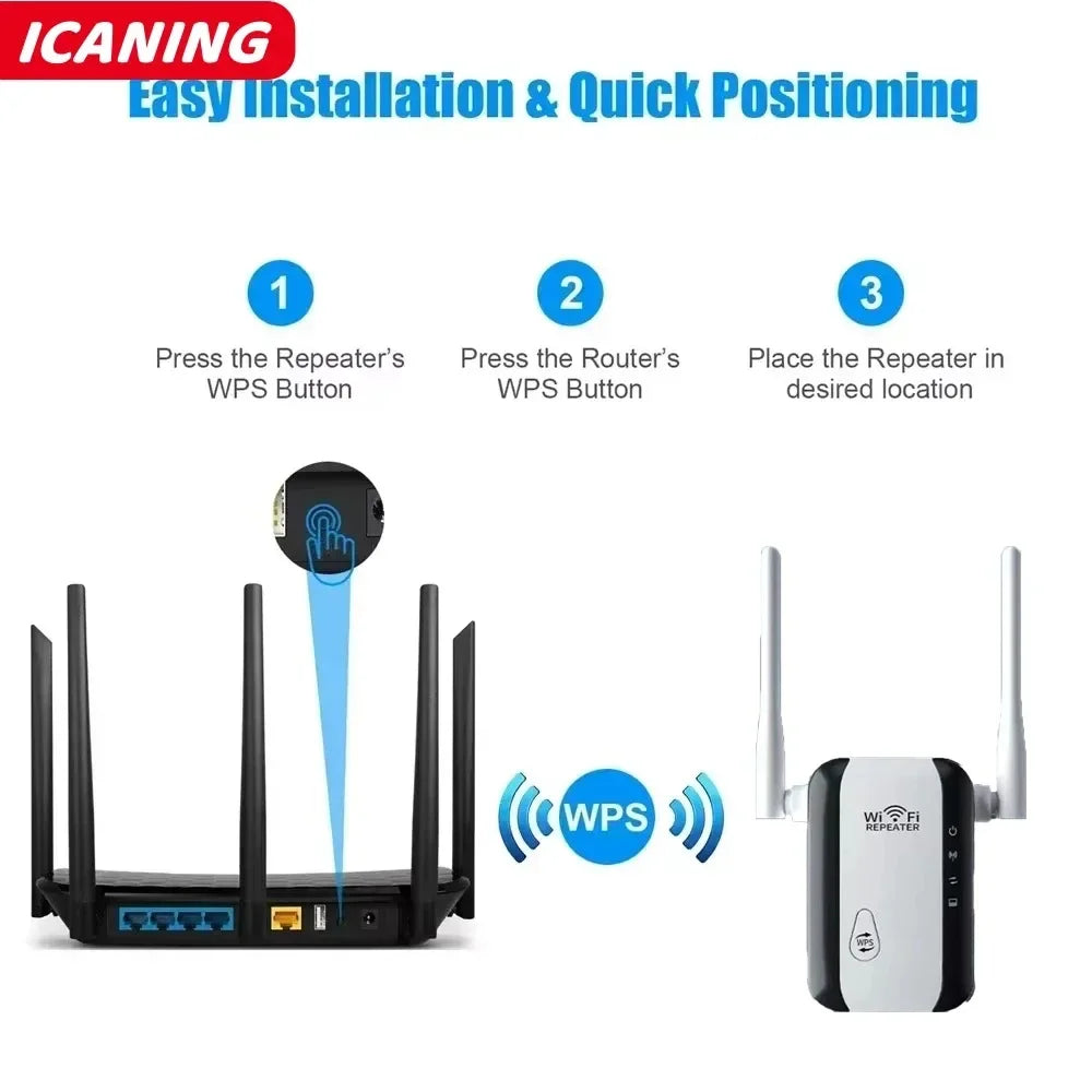NEW Arrivals 300Mbps Wireless Wi-Fi Repeater 2.4G Wi-Fi Extender 802.11n/b/g Network Signal Amplifier Long Range Wireless Wi-Fi Repeater Booster