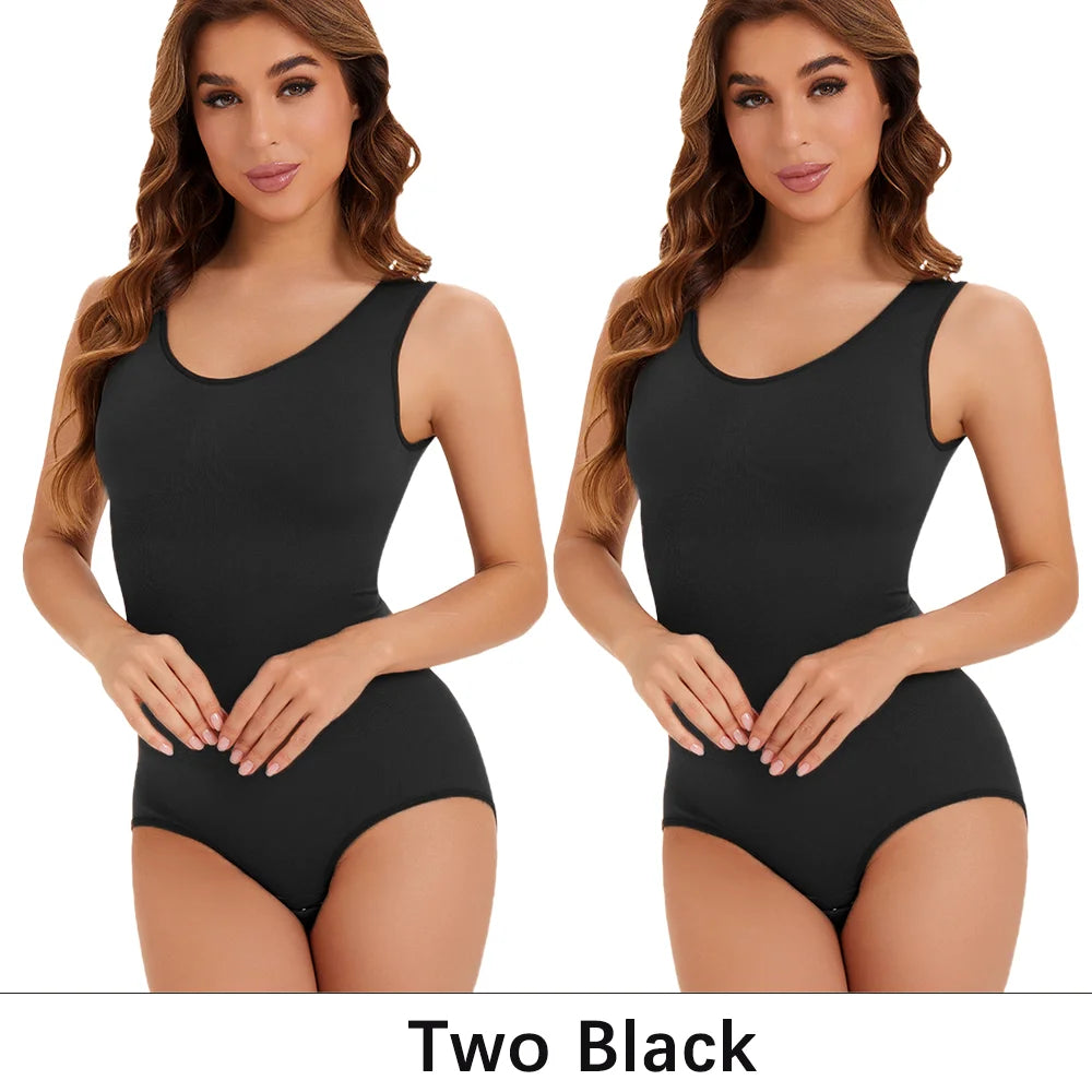 NEW Arrivals 2 PCS Slimming Bodysuit Women One-Piece Shapewear Corset Reducing Body Shaper Modeling Underwear Tummy Control Panties Briefs