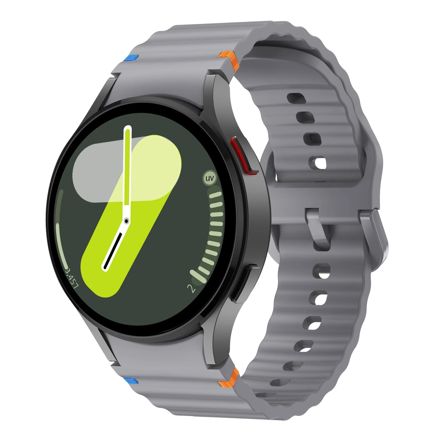 NEW for Samsung Galaxy Watch 7 Band FE/5 Pro/6/4 Classic 44mm 40mm Original Silicone Sport Belt Bracelet Galaxy Watch 7 Strap