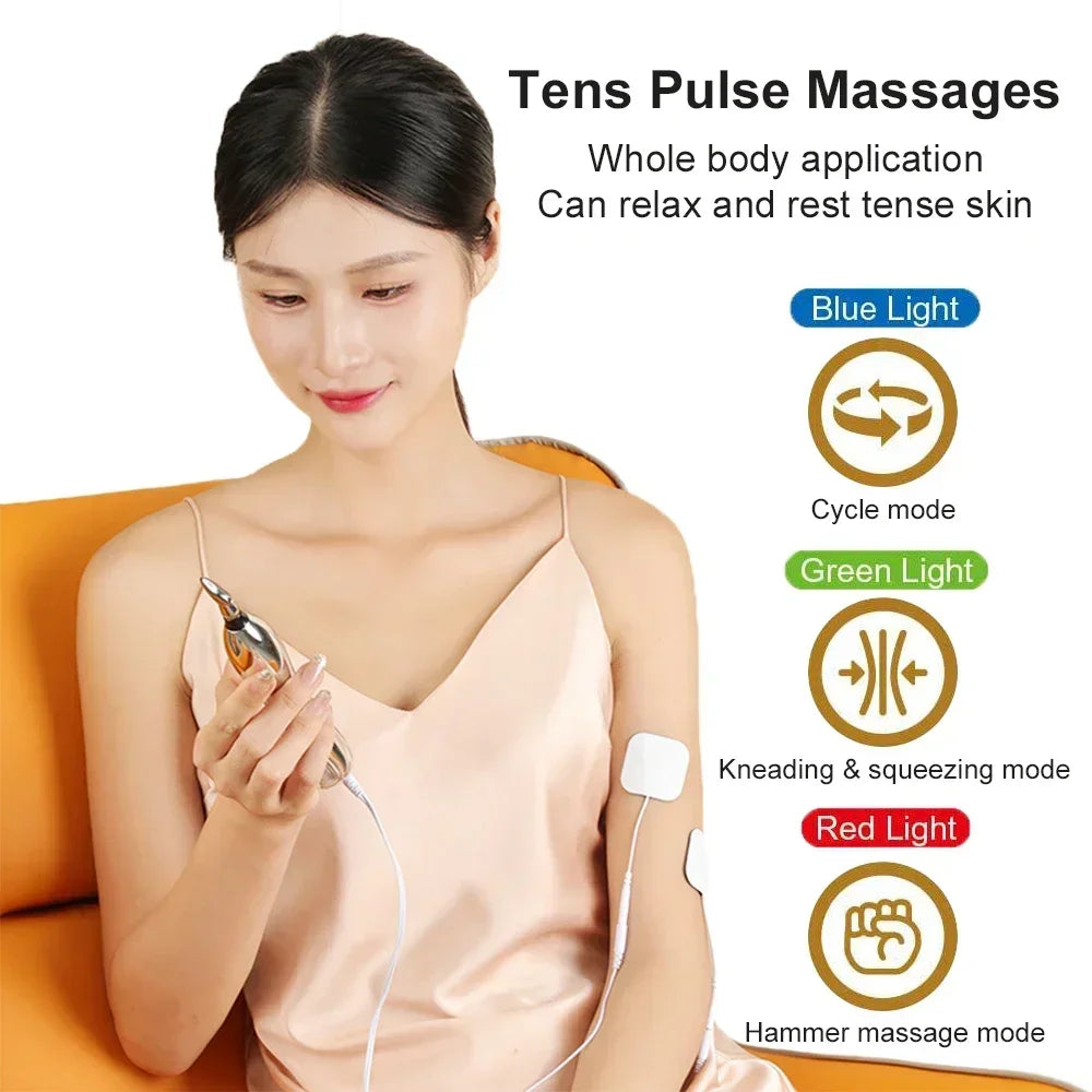 NEW Arrivals Electric Meridian Acupuncture Pen Set Electronic Laser Pointer Physiotherapy Acupressure Relax Tens EMS Pulse Vibrators Relaxing Massage Pens Health Care Supplies