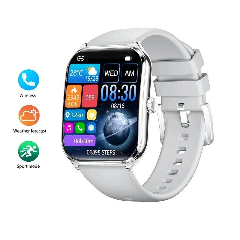 NEW Ultra Thin Smart Watch Women Men 1.96" AMOLED 360*360 HD Pixel Display Always Show Time Call Reminder Smartwatch Ladies For Huawei