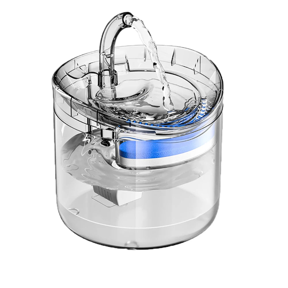 NEW Arrivals Cat Water Feeder Automation Sensor Faucet Fountain Food Grade Transparent Plastic Dog Water Dispenser For Cat Pet Sensor Drinker Pets Supplies