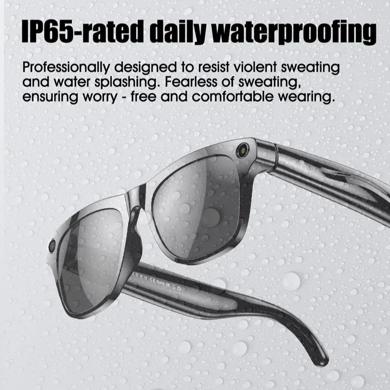 NEW Xiaomi AI Smart Camera Glasses 6K HD With Long-Lasting Battery Voice Assistant Control Calling Music Outdoor Photo-Gray Glasses 75 Languages Translator Business Meetings Outdoor Glasses