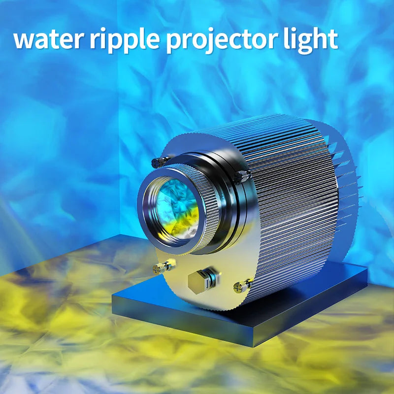 NEW 160W Waterproof Outdoor Water Wave Ocean Wave Light Water Wave Effect Projector with Gobo Projector Home Outdoor Decoration Supplies