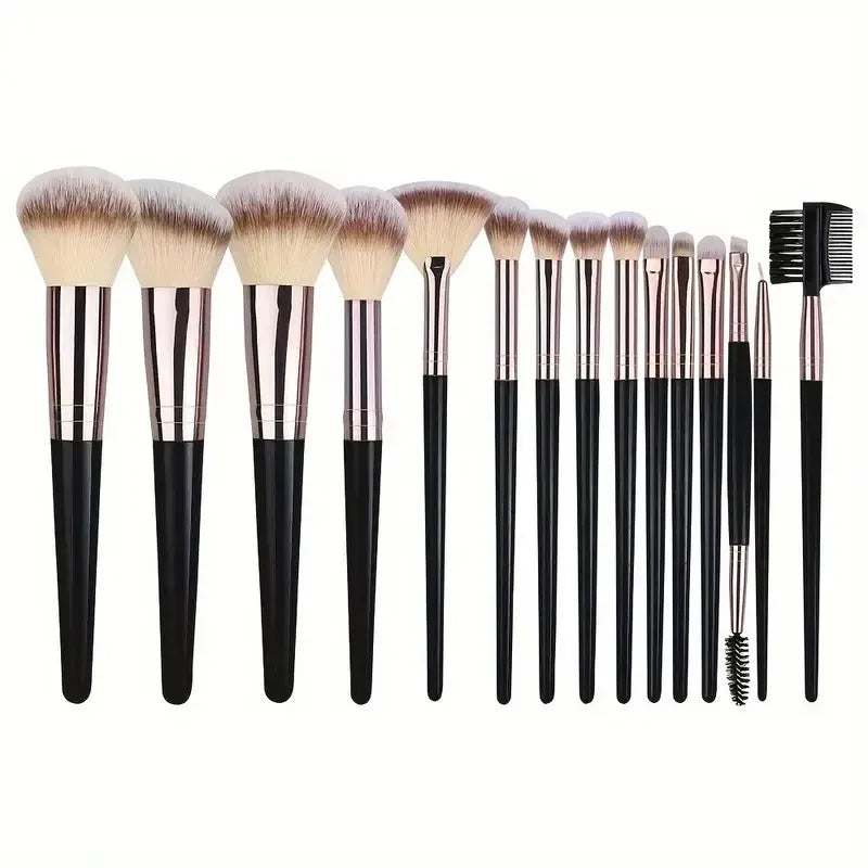 Professional 20PCS Makeup Brushes Set Eyeshadow Foundation Concealer Blending Blush Brush Kabuki Soft Fluffy Women Girls Beauty Salon Tools Female Ladies Luxury Cosmetics Accessories Products