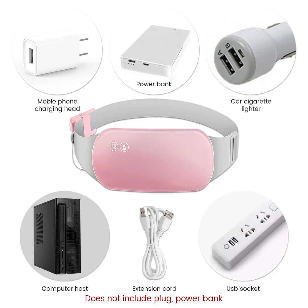 NEW HOT SALE Washable Menstrual Colic Massager Menstrual Colic Period Pain Relief Heating Pad for Menstrual Cramps Abdominal Belly Warmer Women Hygiene Care Accessories Supplies Female Health Care Products