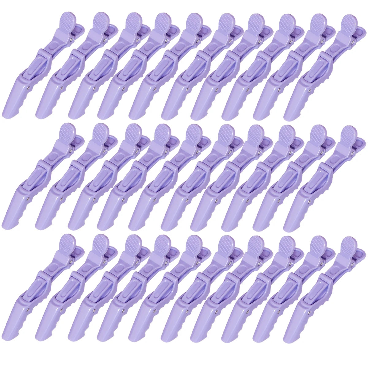 NEW Arrivals 30PCS Set 4 Colors Crocodile Non-Slip Hair Clip Design Claw Shaped Hair Clip Women Beauty Salon Hair Make-Up Clip For Hair Care Accessories