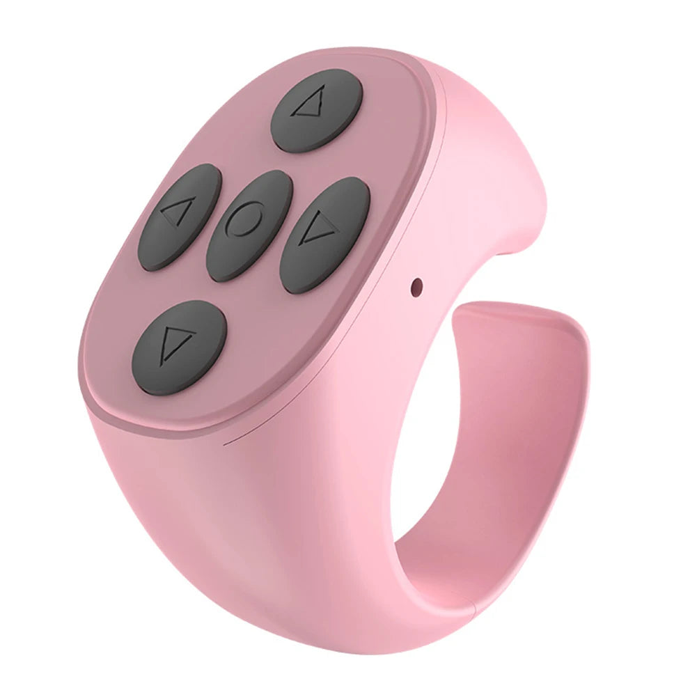 NEW Arrivals 3 Colors For TikTok Ring Bluetooth Remote Control Fingertip Selfie Video Controller Automatic Page Turner Browsing Ring Mobile Phones Accessories