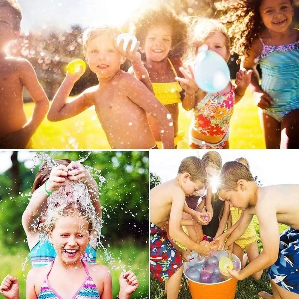 NEW Arrivals 1000 PCS Set Self Sealing Water Balloons Quick Fill, Water Balloon Yard Games Rapid Fill Kids Toys, Bunch of Balloons Set Splash Party Water Bombs Summer Adults Children Funny Games