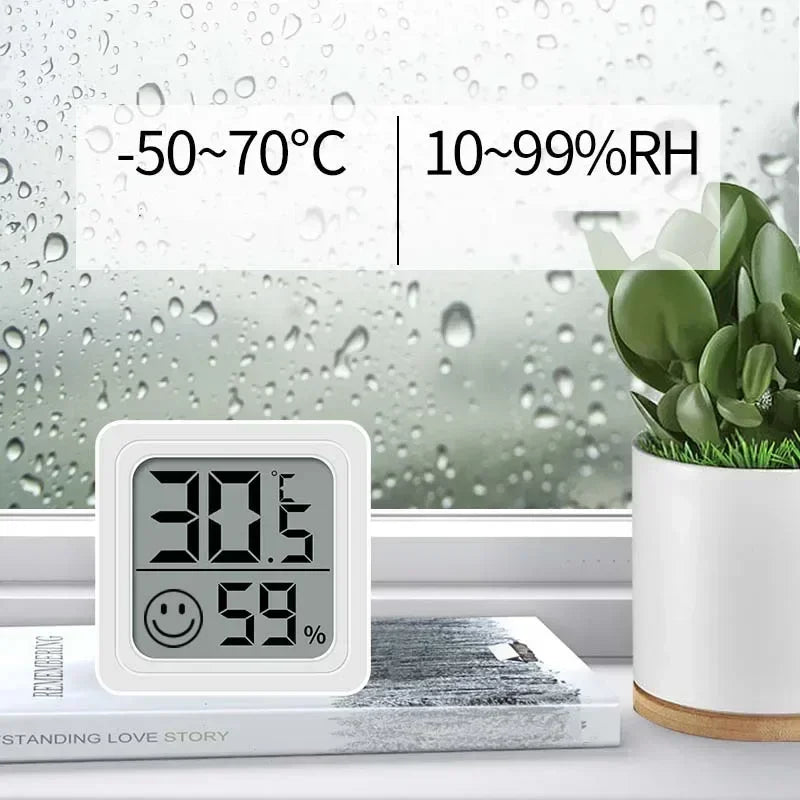 NEW Arrivals 4/6PCS Set Mini Digital Thermometer Hygrometer Indoor Temperature Electronic Monitor Hygrometer Outdoor Room Baby Living Room Home Smart Devices