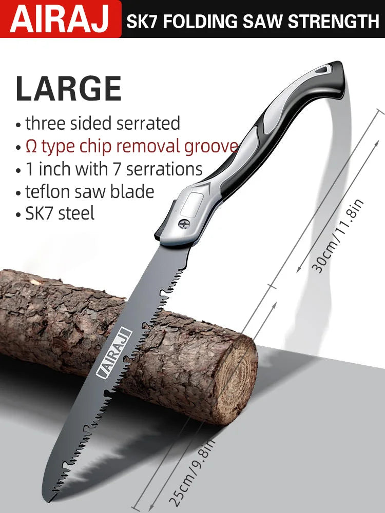 NEW S/M/Large Folding Saw Woodworking Folding Hacksaw Multifunction Cutting Wood Sharp Camping Garden Prunch Saw Tree Chopper Knife Hand