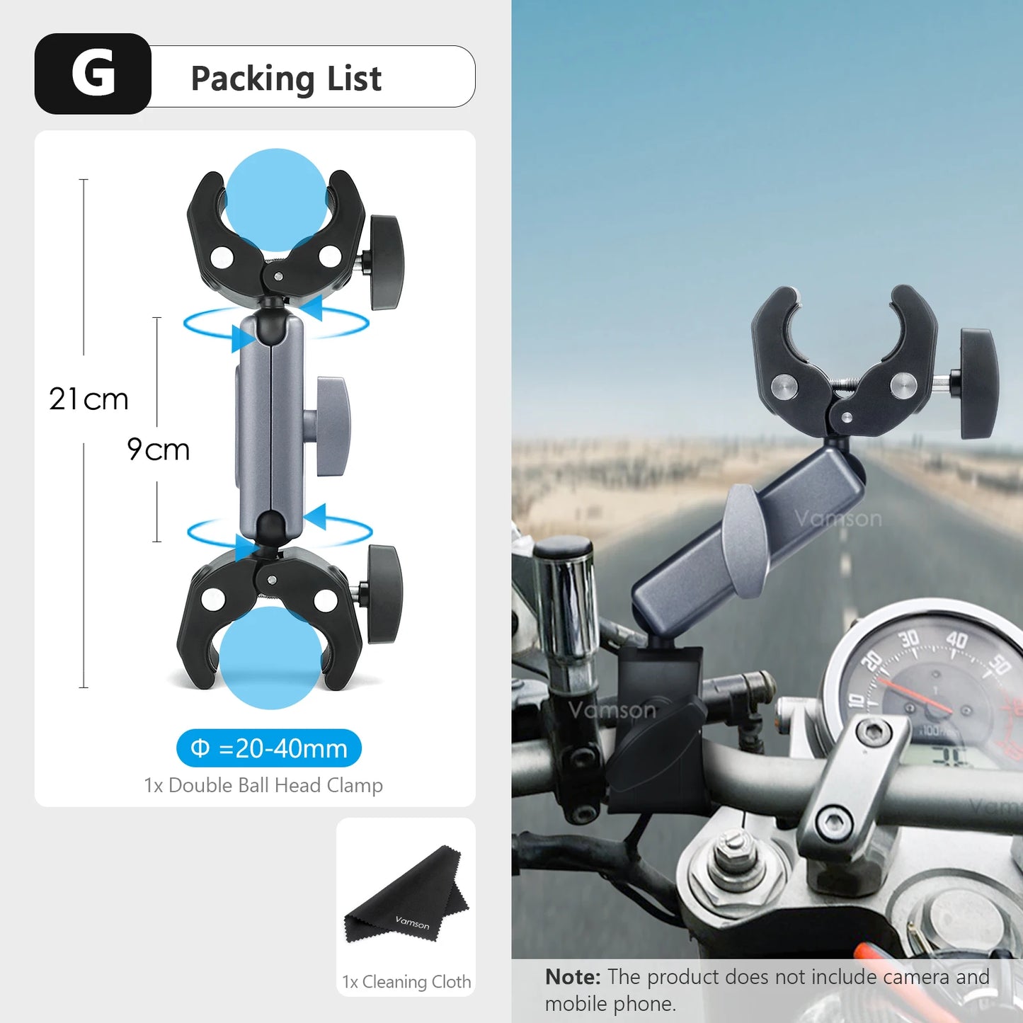 NEW Arrivals Front Rear Riding Bicycle Mobile Phone Telescopic Selfie Stick Monopod Bracket for GoPro 11 Insta360 iPhone Smartphone Accessories